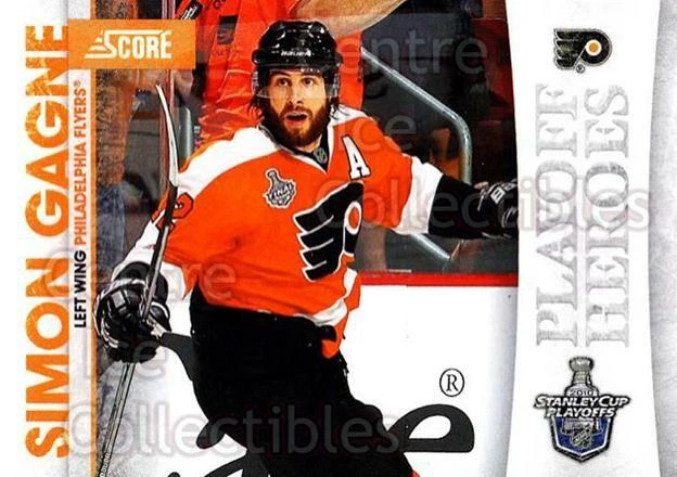 2010-11 Score Playoff Heroes #11 Simon Gagne - Image 1 of 1