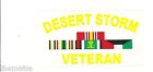 10cm Auto-Aufkleber Sticker Decal Farbe Desert Storm Veteran War Combat F1112