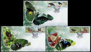 Indonesia - Indonesie Issue 2016-11-05 (FDC 3x) Butterflies - Picture 1 of 1