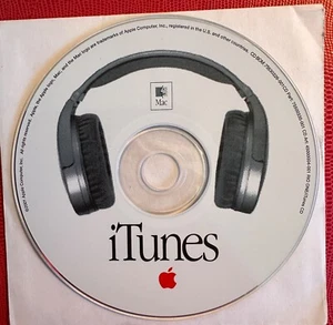 2001 Apple iTunes 1 Vintage Original Software Installation Disc OS9 OSX Ex-Mint - Picture 1 of 2