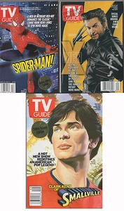 TV Guides Superhelden LOT (3) Wolverine Spider-Man Smallville CLARK KENT X-MEN - Bild 1 von 1