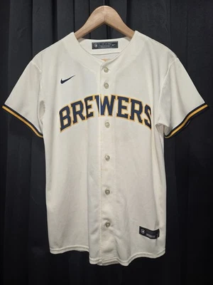 Camiseta Nike MLB Milwaukee Brewers #22 Yelich talla grande 14/16 Foto 1 de 4