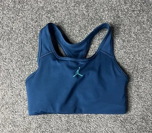 Sujetador deportivo Nike Jordan Jumpman para mujer extra pequeño azul a la deriva acolchado Top corto - Imagen 1 de 12