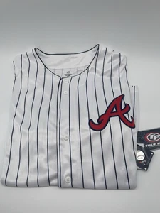 Atlanta Braves Jersey Men 2XL White MLB True Fan Series Short Sleeve Baseball - Picture 1 of 3