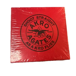 AKRO AGATES SHOOT STRAIGHT AS A KRO FLIES NEW SEALED BOX - Picture 1 of 3