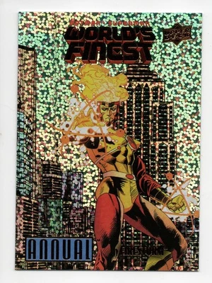 2023 DC Annual Batman/Superman World’s Finest Sparkle #WF-11 Firestorm /99 - Image 1 of 2