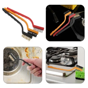  2 Set Groove Brush Steel Wire Stove Cleaning Kitchen Brushes Tools - Bild 1 von 12