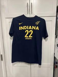 Camicia Indiana Fever Uomo Blu Medio WNBA Explorer Edition Caitlin Clark Nike - Foto 1 di 3