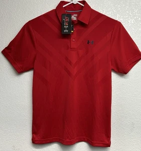 Camisa polo Under Armour Golf Heatgear Armourvent Tips para hombre talla mediana - Imagen 1 de 14