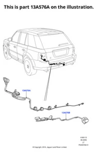 Land Rover Genuine Towing Wiring Fits Range Rover Sport 2010-2013 LR020148 - Picture 1 of 9