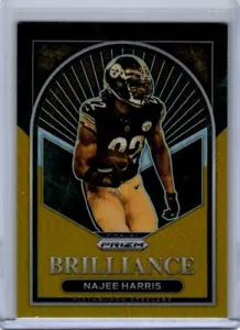 Panini Prizm Najee Harris Brilliance GOLD Color Match SSP /10 - Picture 1 of 2