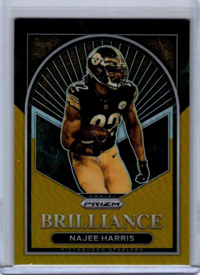 Panini Prizm Najee Harris Brilliance GOLD Color Match SSP /10 - Image 1 of 2
