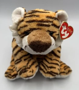 Ty Pluffies “Growlers” the Tiger Plush Lovey / TyLux 2005 / Mint Tags - Picture 1 of 7