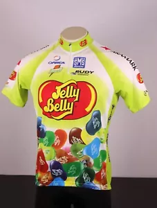 SANTINI Men's 2XL Bike Jersey -Jelly Belly Pro Cycling Team Green w/Jelly Beans - Picture 1 of 11