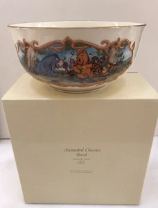 Neu Lenox China bunte Disney animierte Klassiker "WINNIE POOH" Schüssel neuwertig in Box - Bild 1 von 5