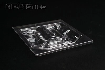 RC Drift Car Body Shell Parts 1:10 2JZ GTE Toyota Engine Bay Clear NEW APlastics - Image 1 of 4