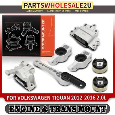 7x Engine Motor Mount & Transmission Mount for Volkswagen Tiguan 2012-2016 - Image 1 of 4