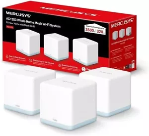 MERCUSYS Halo H30(3-Pack) - AC1200 Wi-Fi Mesh, 10/100 MB/s Ehernet-Anschluss, Du - Bild 1 von 7