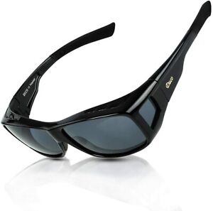Duco Unisex Wraparound Fitover Glasses Polarized Wear Over Sunglasses 8953