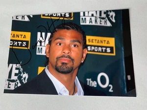 DAVID HAYE WBA campione del mondo pesi massimi di persona foto firmata 13x18 autografo - Foto 1 di 1