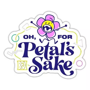 BFDI Character FLower Oh For Petals Sake Sticker, max. 4 x 4" - Picture 1 of 7