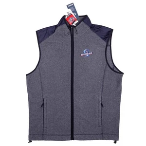 Lakewood BlueClaws Cutter & Buck Spark Systems Fleece Full Zip Vest Men's Large - Picture 1 of 17