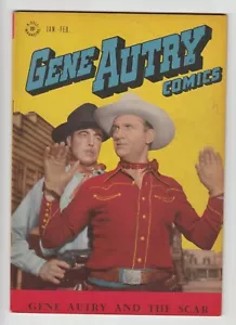 Vintage 1947 Dell 10 cent GENE AUTRY and the Scar Vol. 1 No. 5 Comic Book Cowboy - Picture 1 of 6