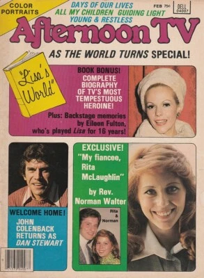 Afternoon TV magazine Feb 1977 JADA ROWLAND-MICHAEL NOURI-JANICE LYNDE-FULTON - Image 1 of 4