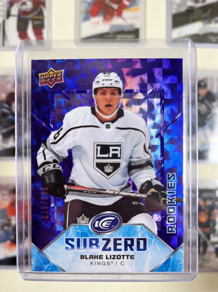 2019-20 Upper Deck Ice Subzero Rookies /999 Blake Lizotte #SZ-39 Rookie RC - Image 1 of 3