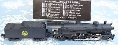 Model Power N US Locomotive USRA 2-8 2 Heavy Mikado Southern Pacific Era 2/3 - Image 1 of 4