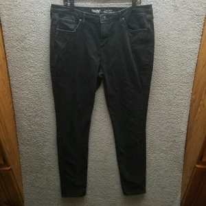 Mossimo Women's 16 Black Skinny Jeans 36.75" 31.5" 10.75" - Picture 1 of 10