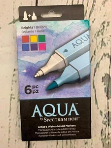 Water Based MARKERS 6 Pack Brights by Crafters Companion - Picture 1 of 3