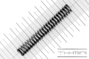 Druck-Feder 2mm angelegt 12x79,5mm 15,4kg Spiral Edel-stahl rostfrei Metall - Bild 1 von 1