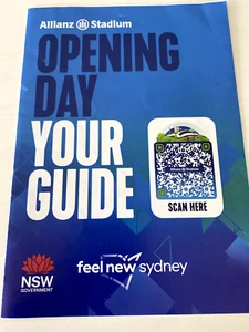 Allianz Stadium Opening Day Guide 2022 Brochure SFS Sydney Australia V3619 - Picture 1 of 4