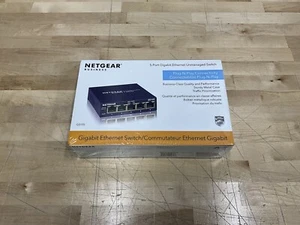 Netgear ProSAFE GS105 5-Port Gigabit Ethernet Unmanaged Switch Brand New in Box - Picture 1 of 6