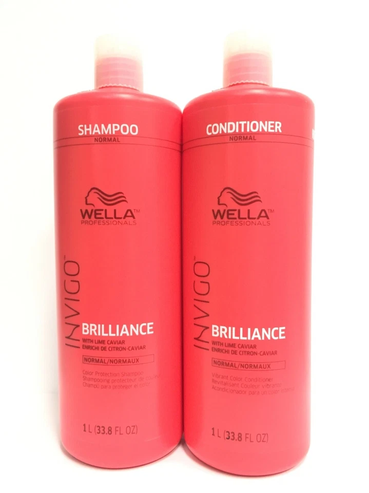 (2 PACK)Wella Invigo Brilliance Shampoo & Conditioner Fine / Normal Duo, 33.8 oz - Image 1 of 1