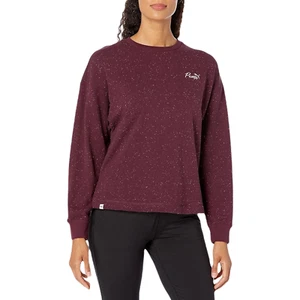 Puma Women's Live in Crewneck Dark Jasper Nep Long Sleeve Sweatshirt Size Medium - Picture 1 of 8