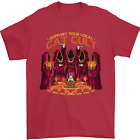 Chat Culte Evil Félin Diable Culte Satanique T-Shirt 100% Coton