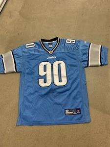 NFL Detroit Lions Ndamukong Suh #90 Reebok Jersey Mens Sz 48 Preowned - Picture 1 of 2