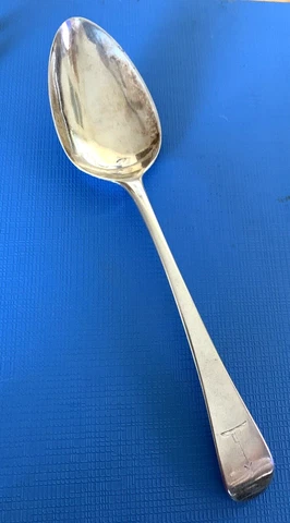 English Sterling Dessert Spoon 6 3/4" WILLIAM ELEY, FEARN, CHAWNER 1812 Cover