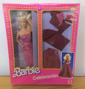 Celebracion Barbie Mexico RARO IN ATTESA DI SCATOLA 1987 #9146 Foreign International - Foto 1 di 10