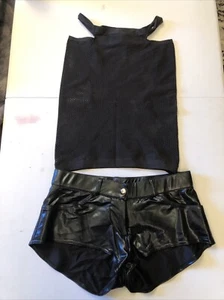 Victorias Secret Fishnet Tank Top S & Foreplay Booty Shorts M Set - Bild 1 von 8