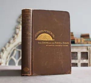 Rare Antique Old Book Spain Russia 1873 Illustrated Alhambra Kremlin Moscow ⭐️ - Picture 1 of 24