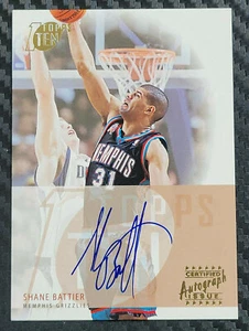 2002-03 TOPPS TEN - SHANE BATTIER - AUTOGRAPH AUTO - Picture 1 of 2