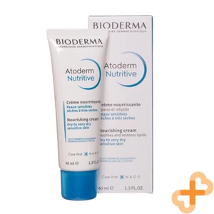 Bioderma Atoderm Nutritive Nourishing Face Cream Dry Sensitive Skin 40ml - Picture 1 of 12