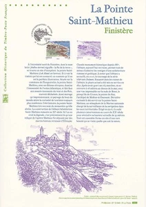 Document Philatélique 1er Jour : 40 2012 - La Pointe Saint Mathieu Finistère - Imagen 1 de 1