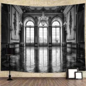 Gotischer Palast Poster XXL Wandteppich Wandbehang Fototapete Foto Hintergrund - Bild 1 von 7