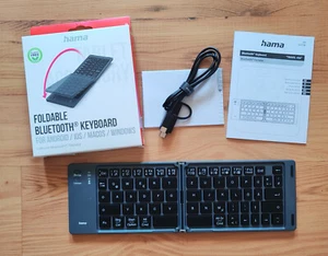 HAMA Travel 450 Mini-Tastatur Schwarz NEU - OVP etwas beschädigt - Bild 1 von 1
