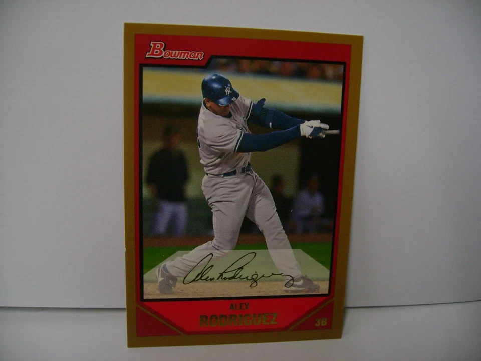 ALEX RODRIGUEZ 2007 BOWMAN GOLD #200 - Image 1 of 1