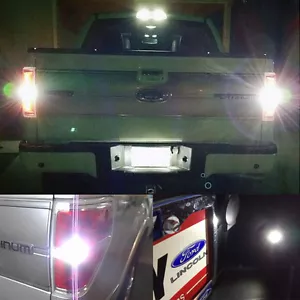 6x White LED Reverse Cargo License Plate Lights Bulbs for 2009-2014 F150 F250 - Bild 1 von 8